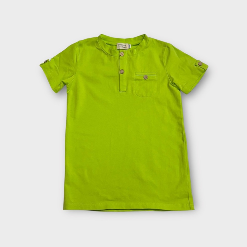 Lime Green Button Down Shirt for Everyday Wear